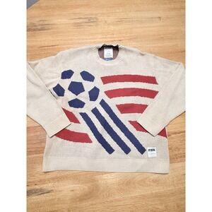 Abercrombie Fitch x FIFA World Cup Team USA Soccer Football US Flag Sweater 2026